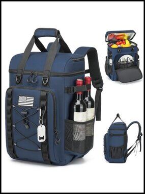 Tactical Cooler Backpack Insulated Lunch Bag 50 Can Backpack